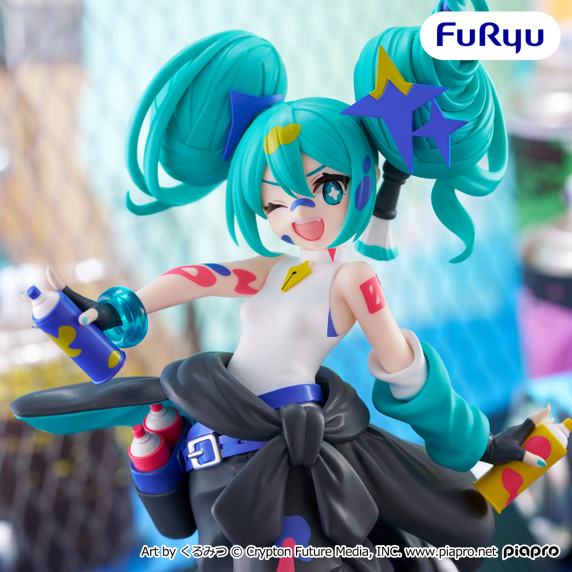 Piapro Characters - Hatsune Miku - Muchute - Paint Girl, Another Color ver. (FuRyu)