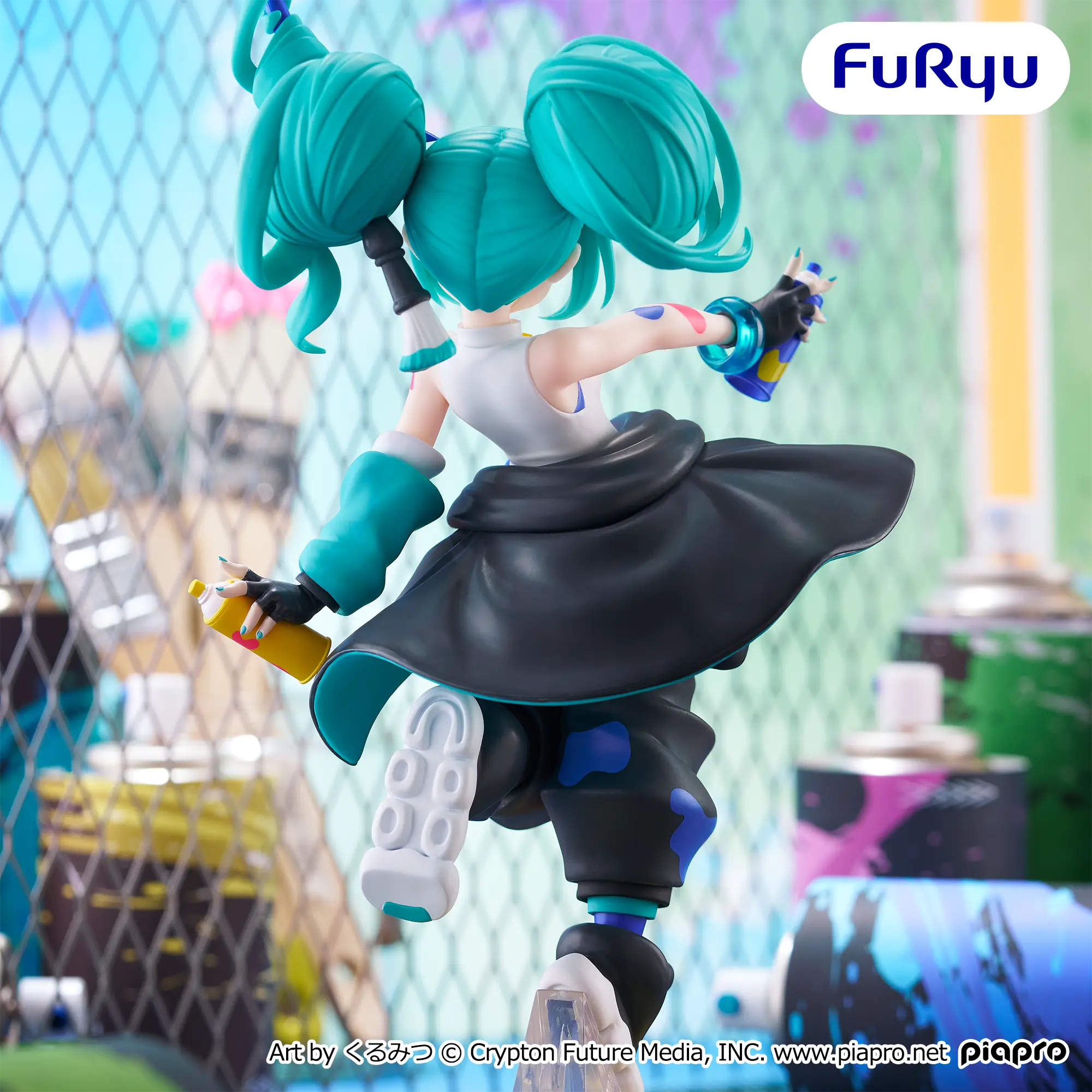 Piapro Characters - Hatsune Miku - Muchute - Paint Girl, Another Color ver. (FuRyu)