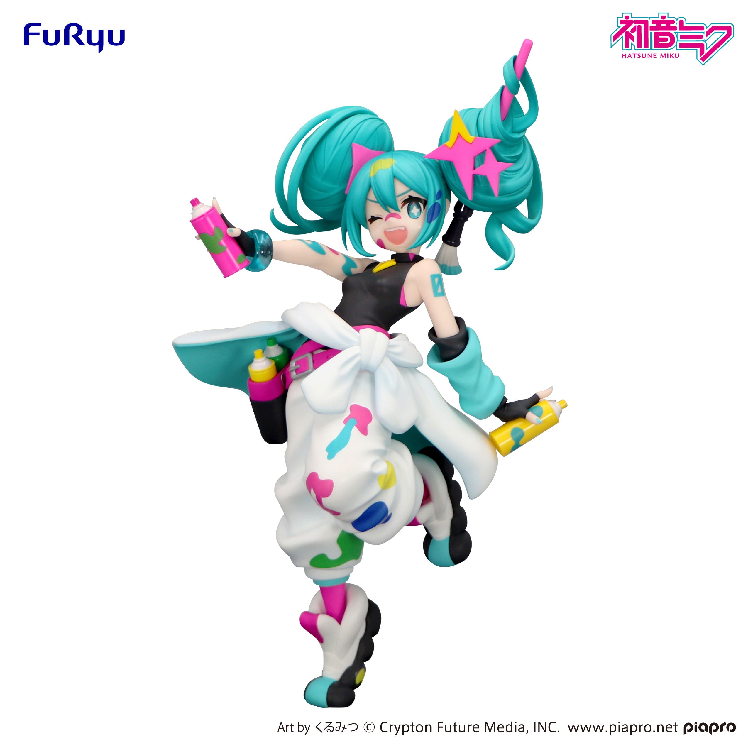 Piapro Characters - Hatsune Miku - Trio-Try-iT Figure - Paint Girl (FuRyu)