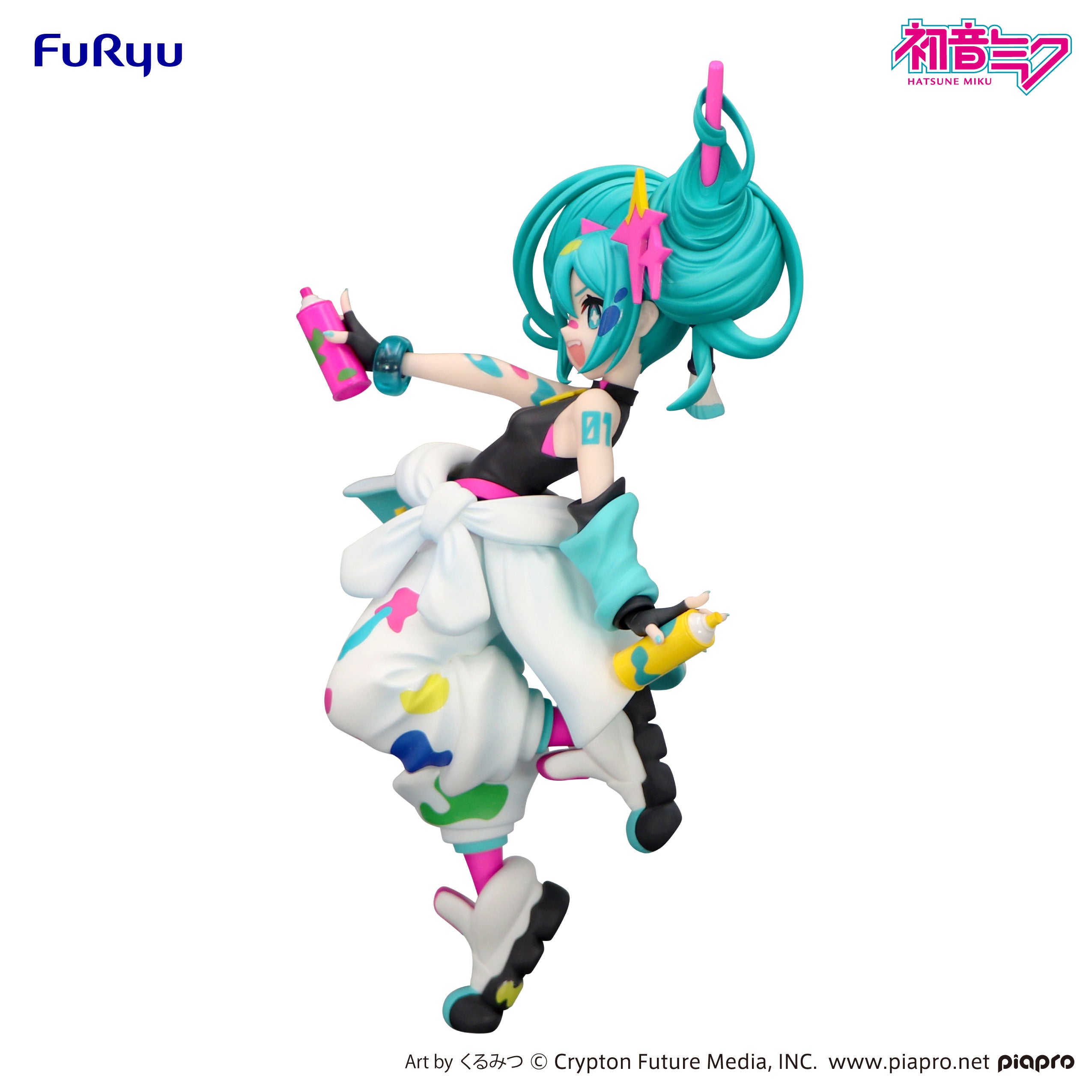 Piapro Characters - Hatsune Miku - Trio-Try-iT Figure - Paint Girl (FuRyu)