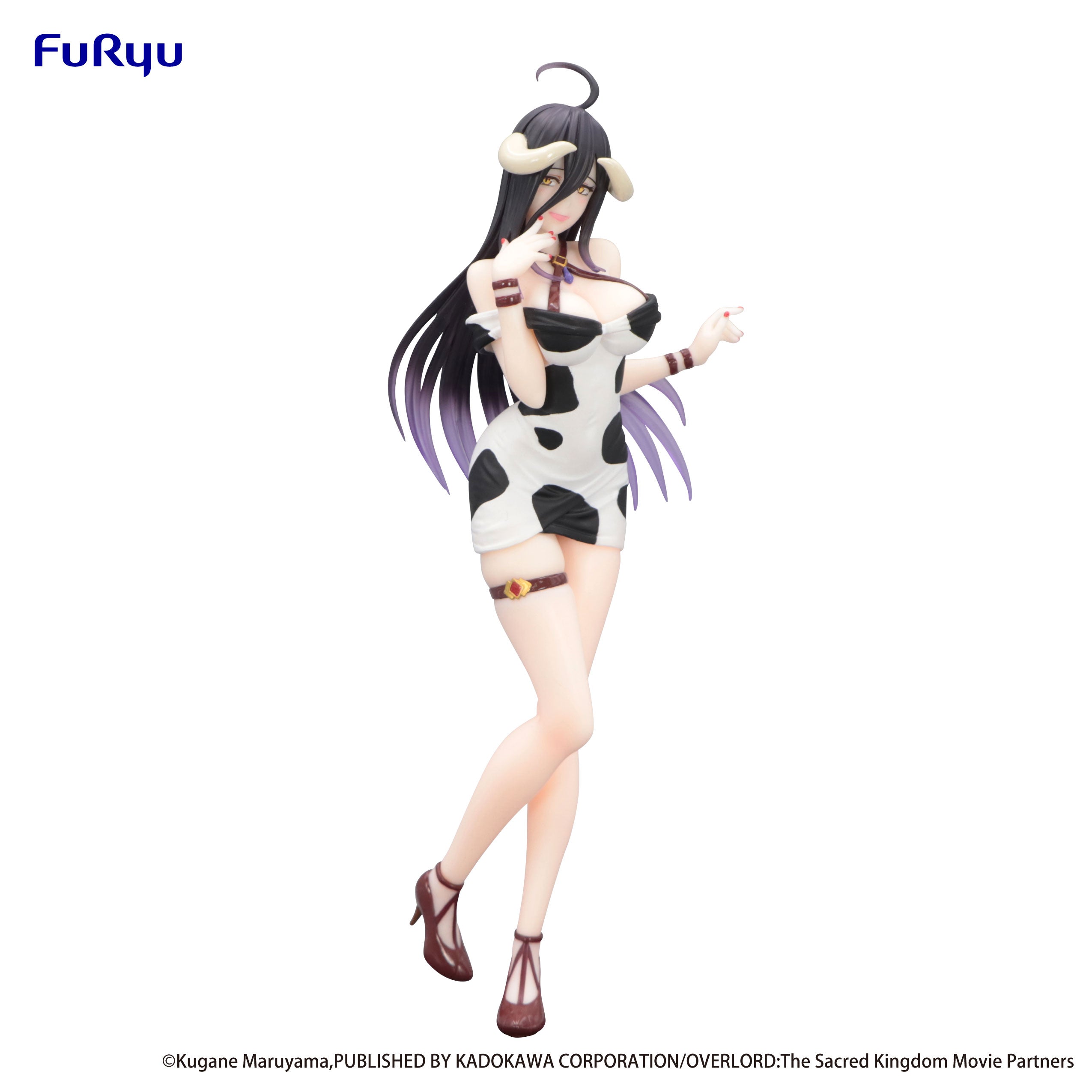 Overlord - Albedo - Trio-Try-iT Figure - Mini Dress, Cow Print Ver. (FuRyu)