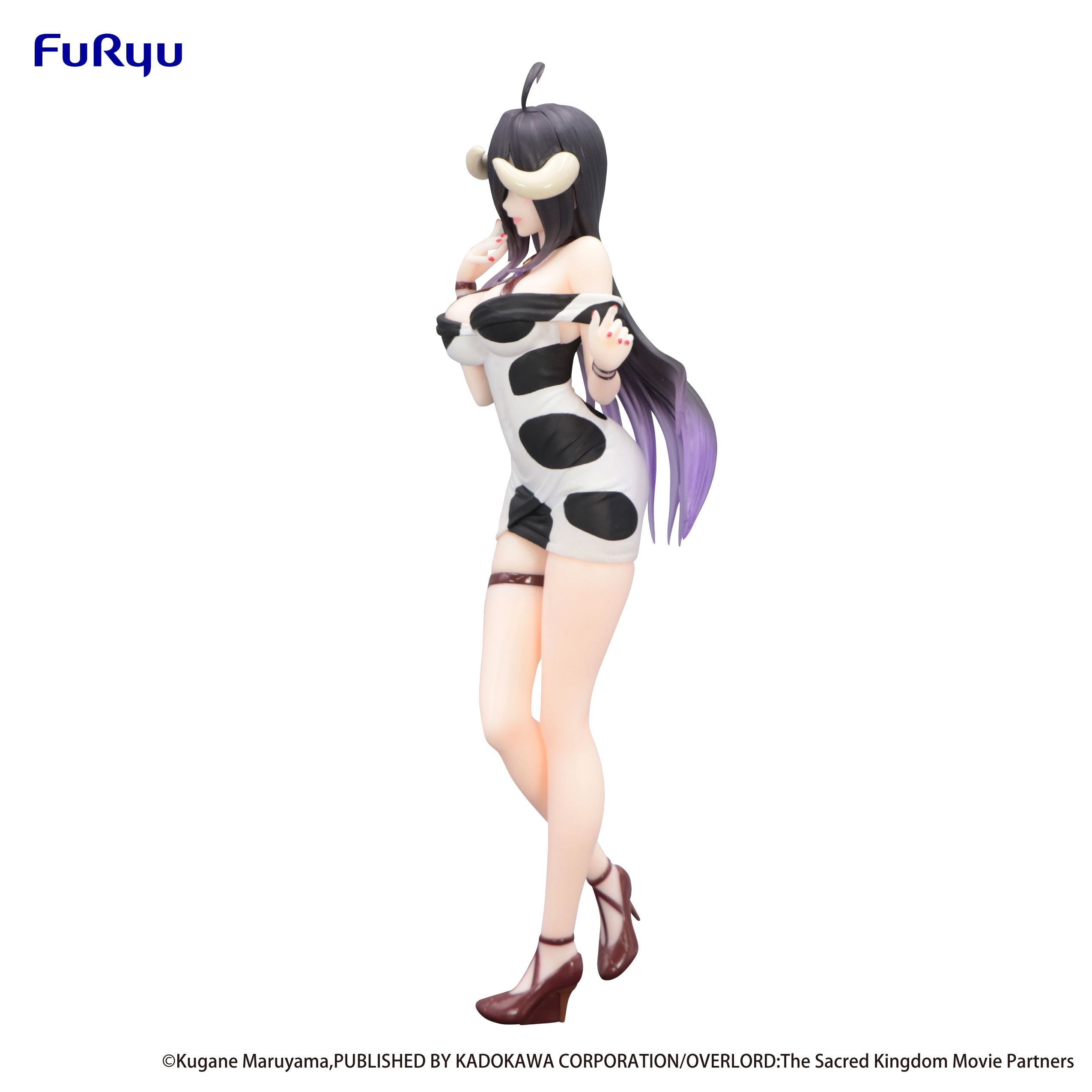 Overlord - Albedo - Trio-Try-iT Figure - Mini Dress, Cow Print Ver. (FuRyu)