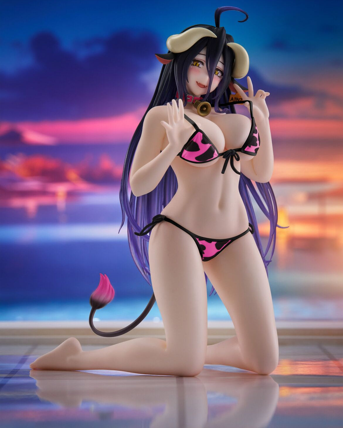 Overlord - Albedo - Desktop Cute - Ushigara Mizugi Ver., Renewal (Taito)