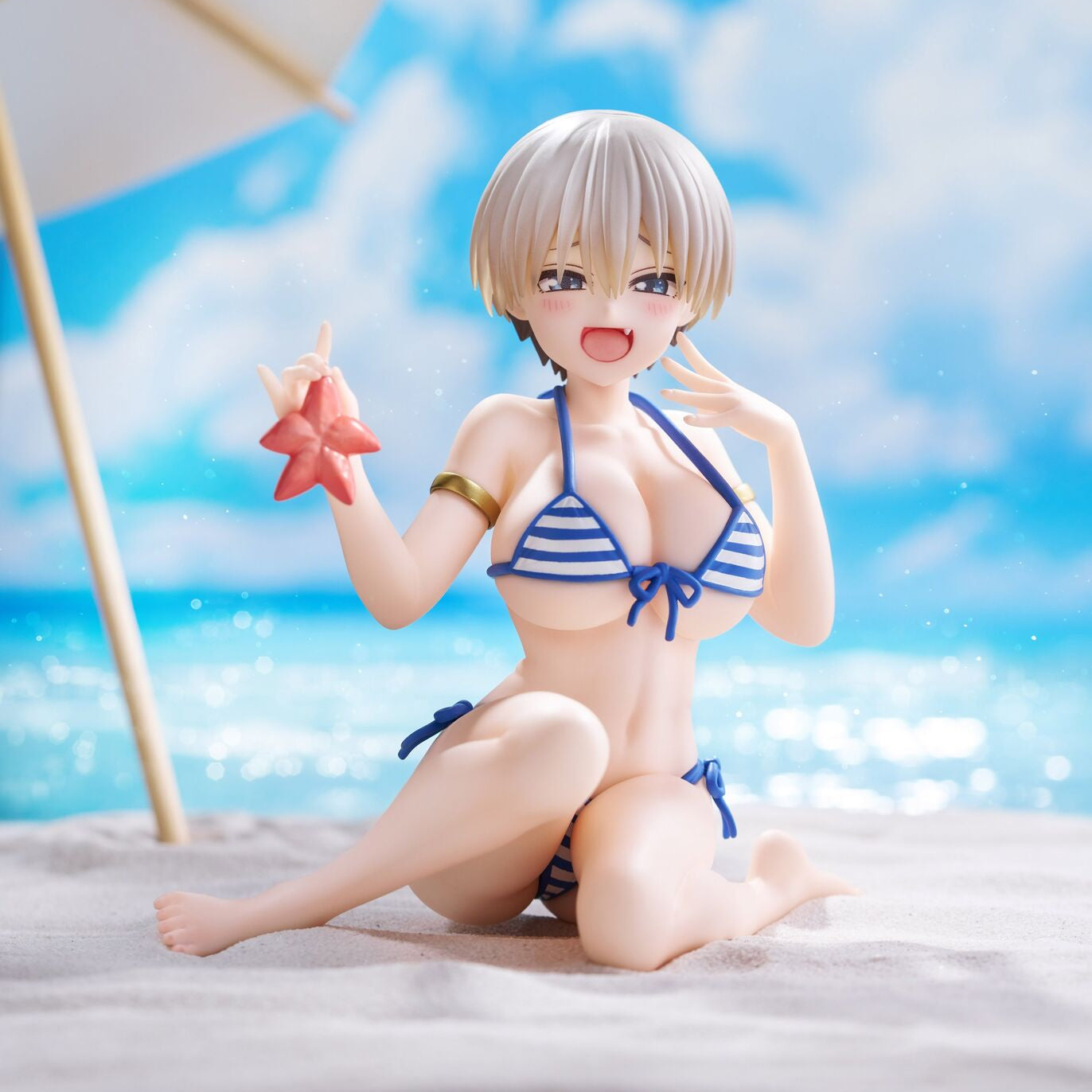 Uzaki-chan wa Asobitai! ω - Uzaki Hana - Desktop Cute - Hamabe de Mizugi Ver. (Taito)
