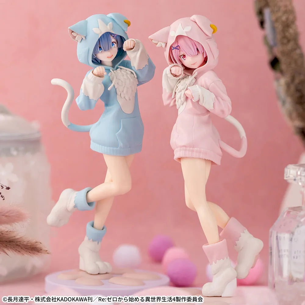 Re:Zero Kara Hajimeru Isekai Seikatsu - Ram & Rem - XStellar - Mofumofu Puck (Sega Fave)