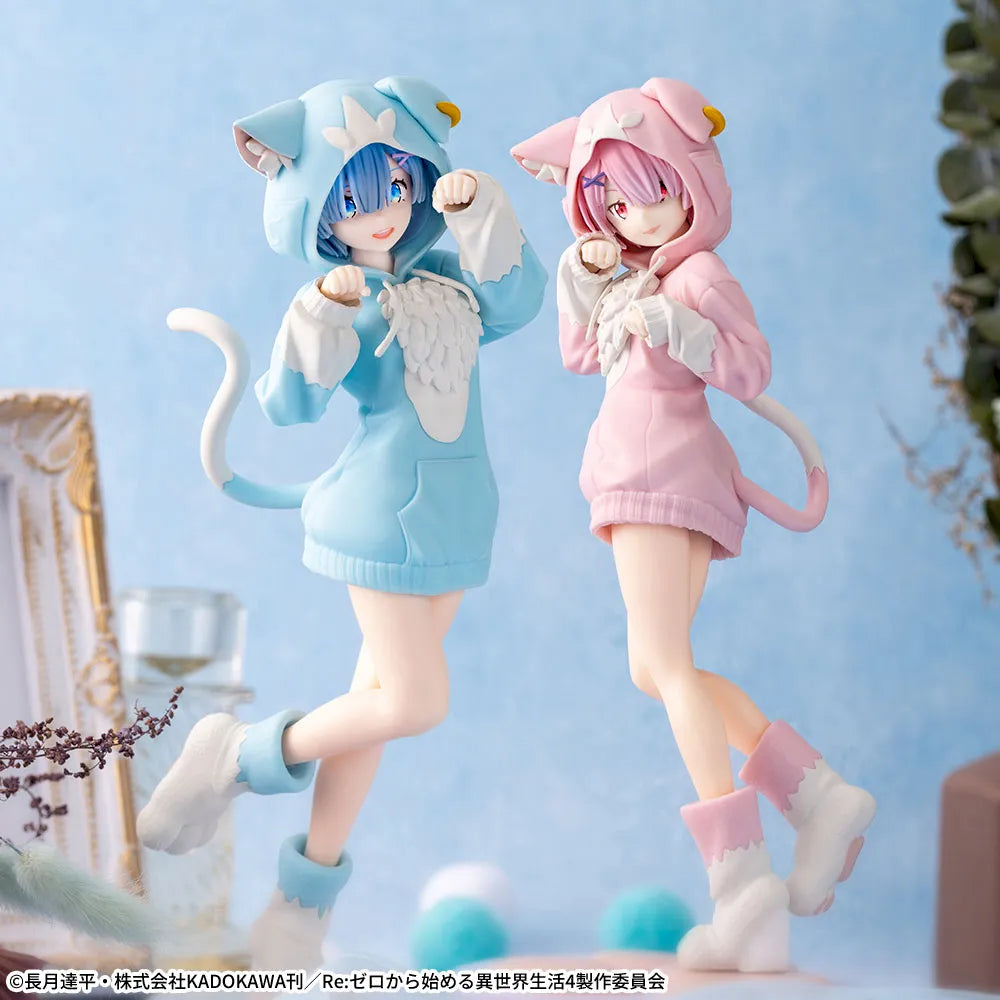 Re:Zero Kara Hajimeru Isekai Seikatsu - Ram & Rem - XStellar - Mofumofu Puck (Sega Fave)