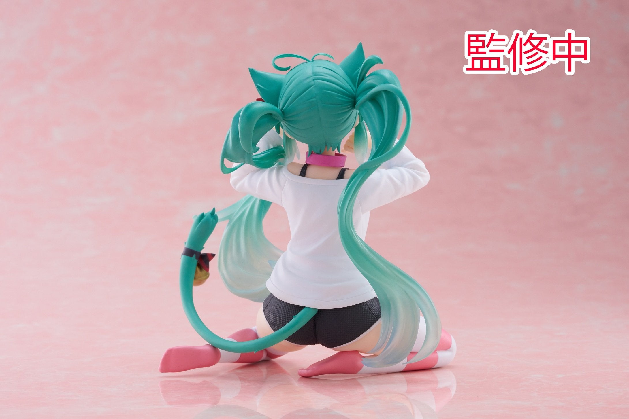 Vocaloid - Hatsune Miku - Desktop Cute - Nekomimi T-Shirt ver. (Taito)