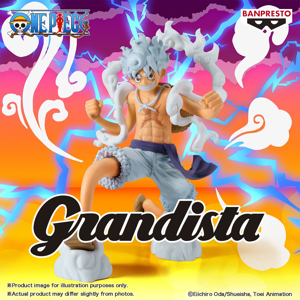 One Piece - Monkey D. Luffy - Grandista - Gear 5 (Banpresto)
