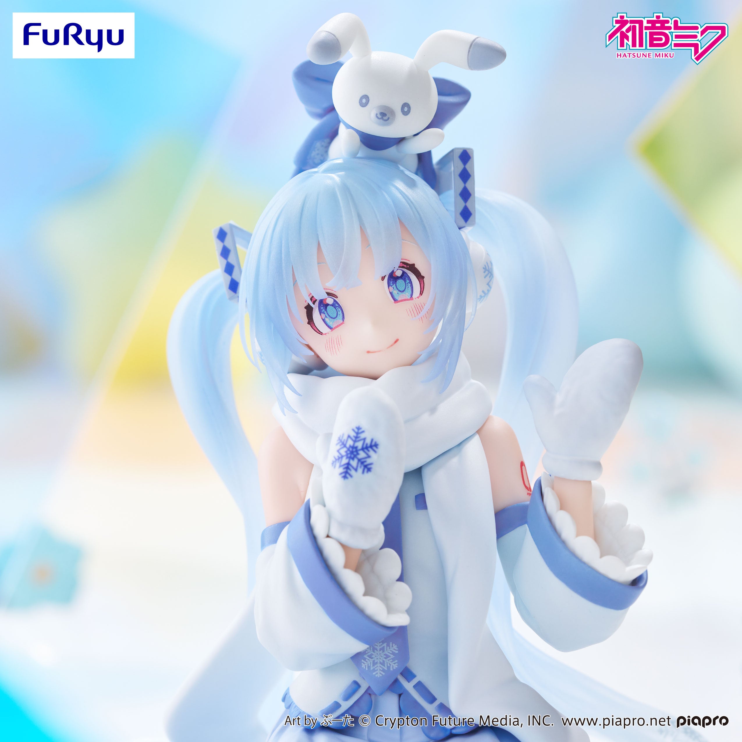 Piapro Characters - Hatsune Miku - Rabbit Yukine - Noodle Stopper Figure - Snow, Sky Town ver. (FuRyu)