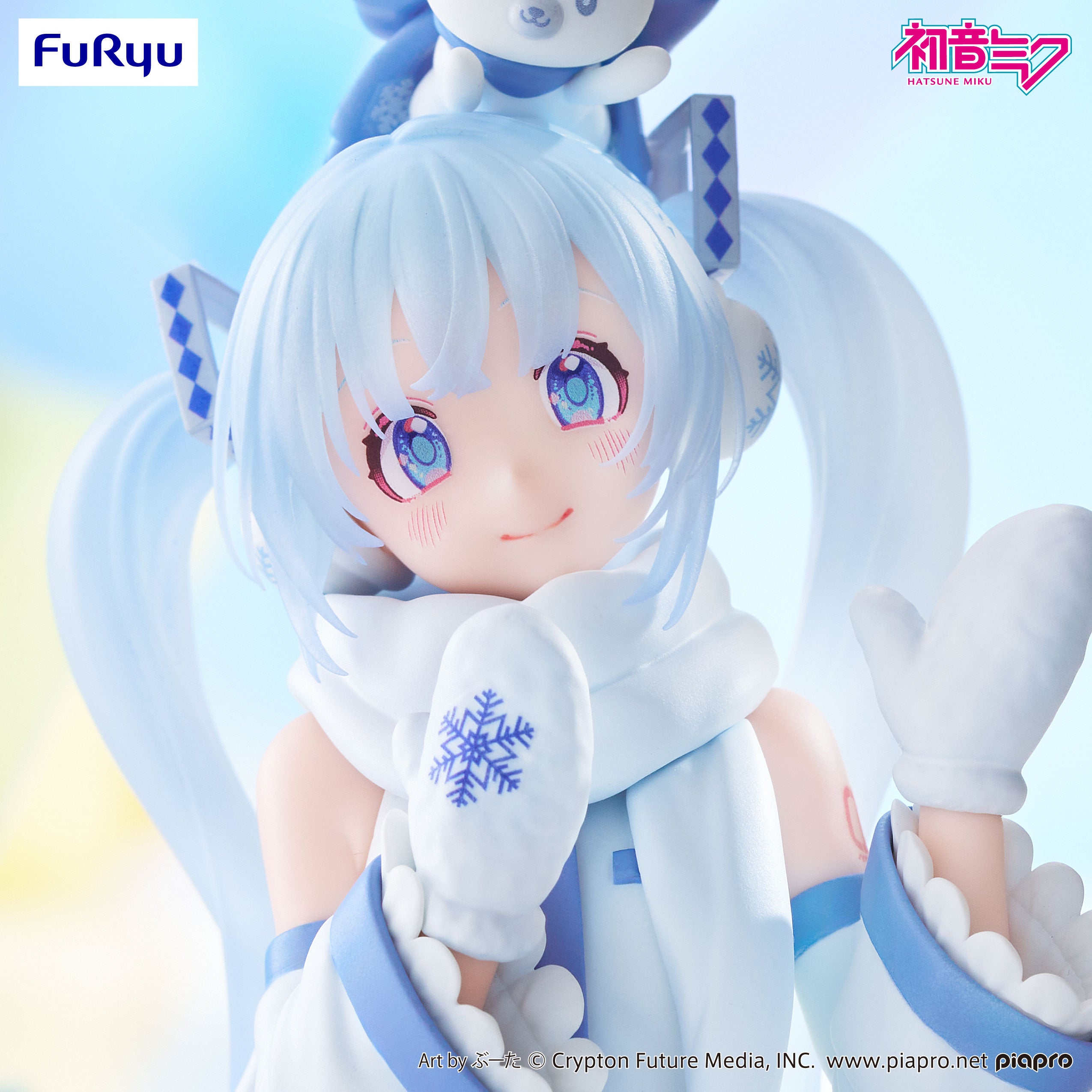 Piapro Characters - Hatsune Miku - Rabbit Yukine - Noodle Stopper Figure - Snow, Sky Town ver. (FuRyu)