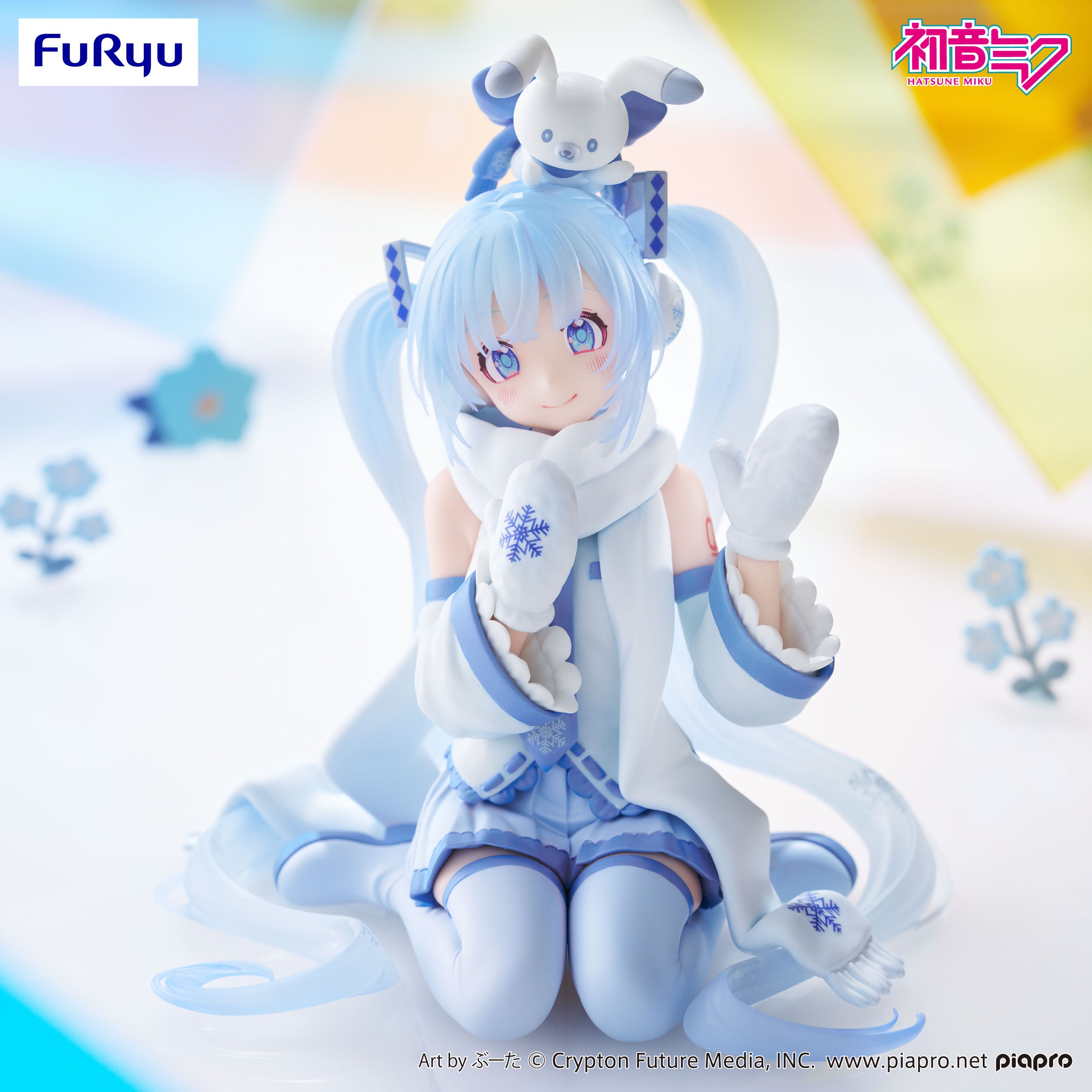 Piapro Characters - Hatsune Miku - Rabbit Yukine - Noodle Stopper Figure - Snow, Sky Town ver. (FuRyu)