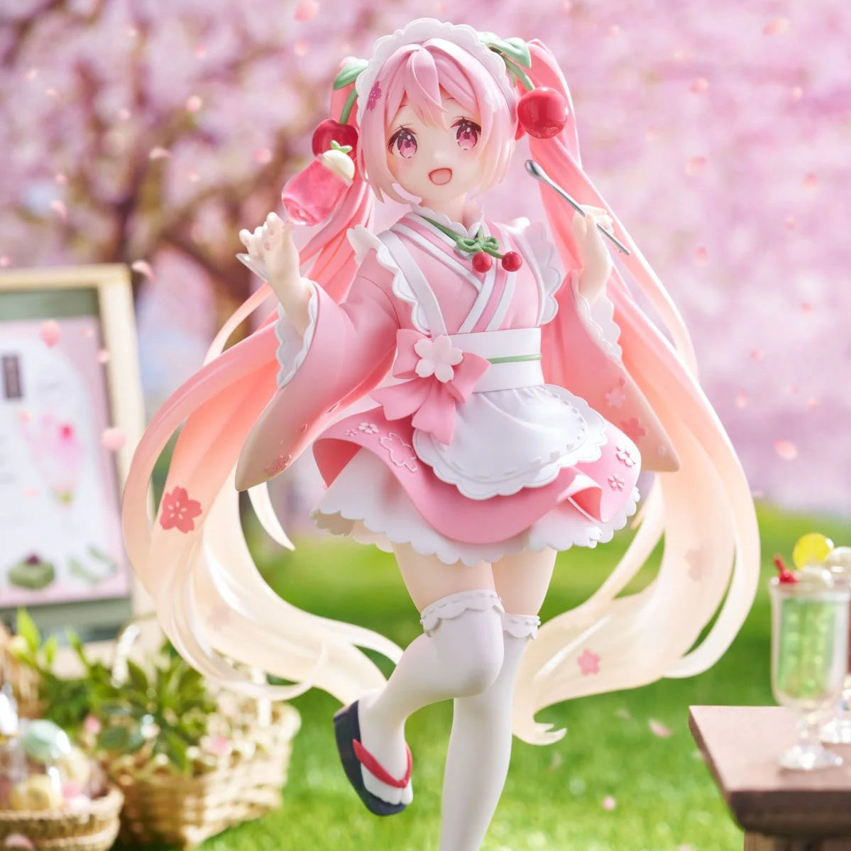 Piapro Characters - Hatsune Miku - Coreful Figure - Sakura, Wafuu Kissa ver. (Taito)