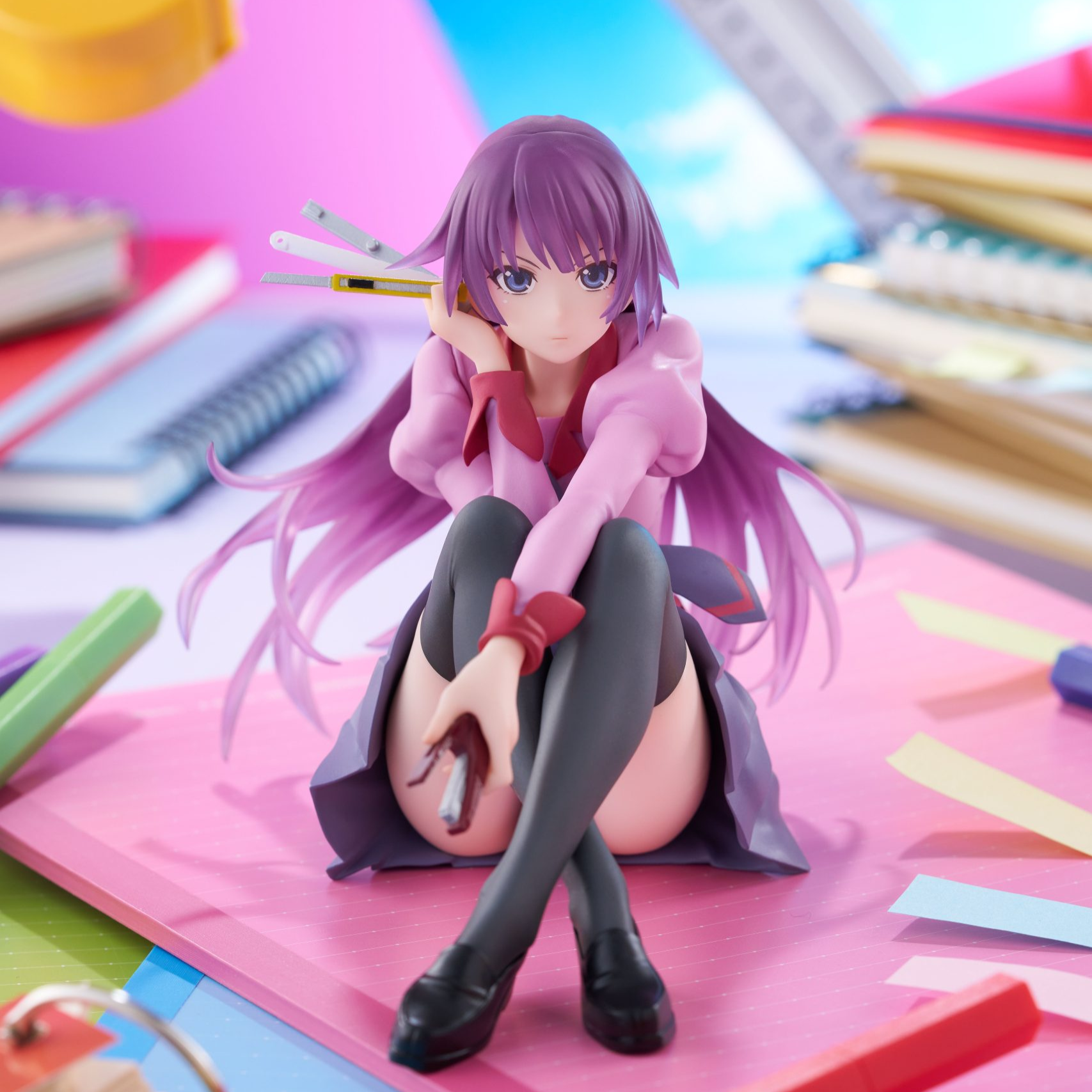 Monogatari Series - Senjougahara Hitagi - Desktop Cute (Taito)