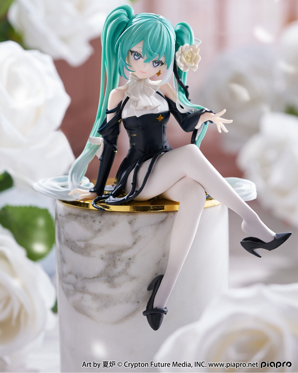 Vocaloid - Hatsune Miku - Flower Fairy - Noodle Stopper Figure - White Rose (FuRyu)