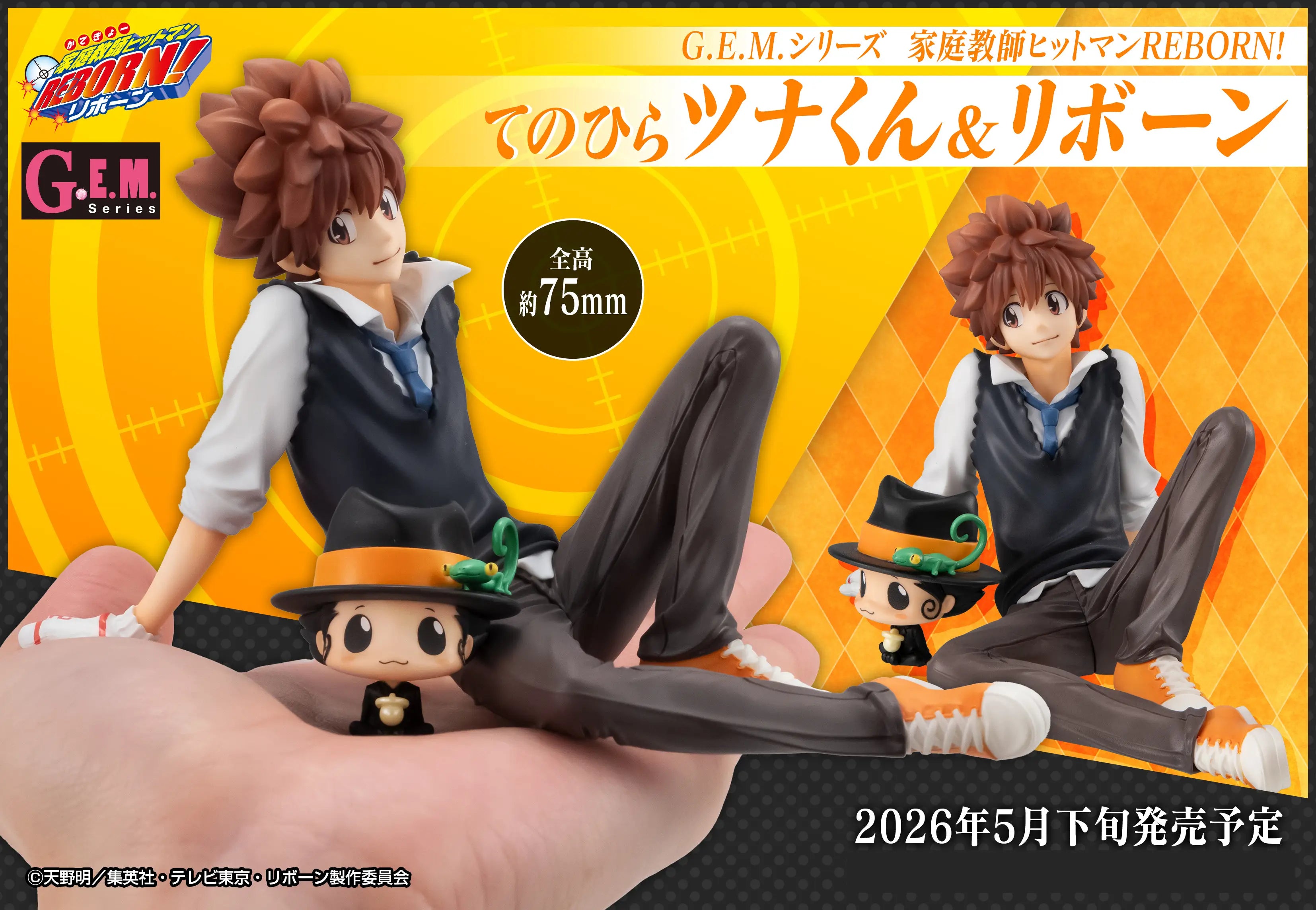 Katekyou Hitman REBORN! - Reborn - Sawada Tsunayoshi - G.E.M. - Tenohira (MegaHouse)