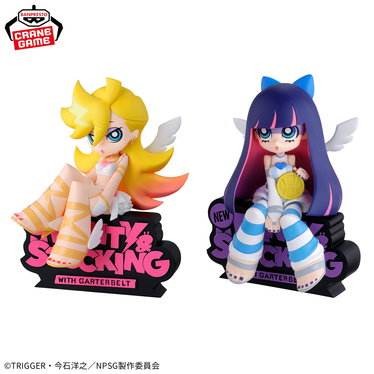 New Panty & Stocking with Garterbelt - Panty Anarchy Stocking Anarchy  - Monitor Top Figure - Angel Ver. (Bandai Spirits)