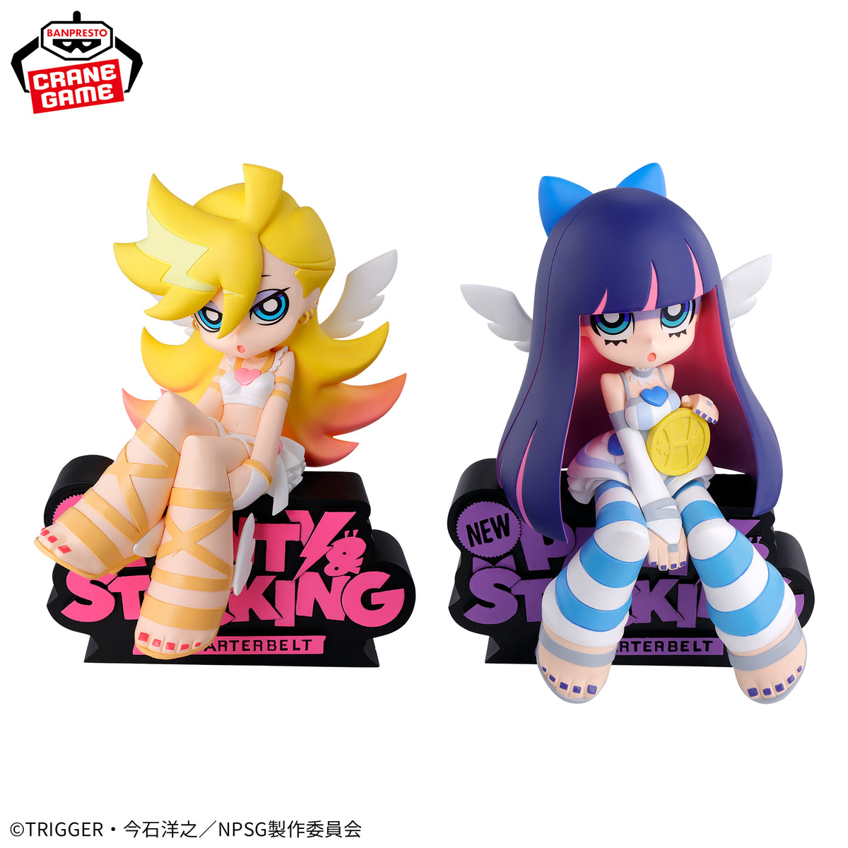 New Panty & Stocking with Garterbelt - Panty Anarchy Stocking Anarchy  - Monitor Top Figure - Angel Ver. (Bandai Spirits)