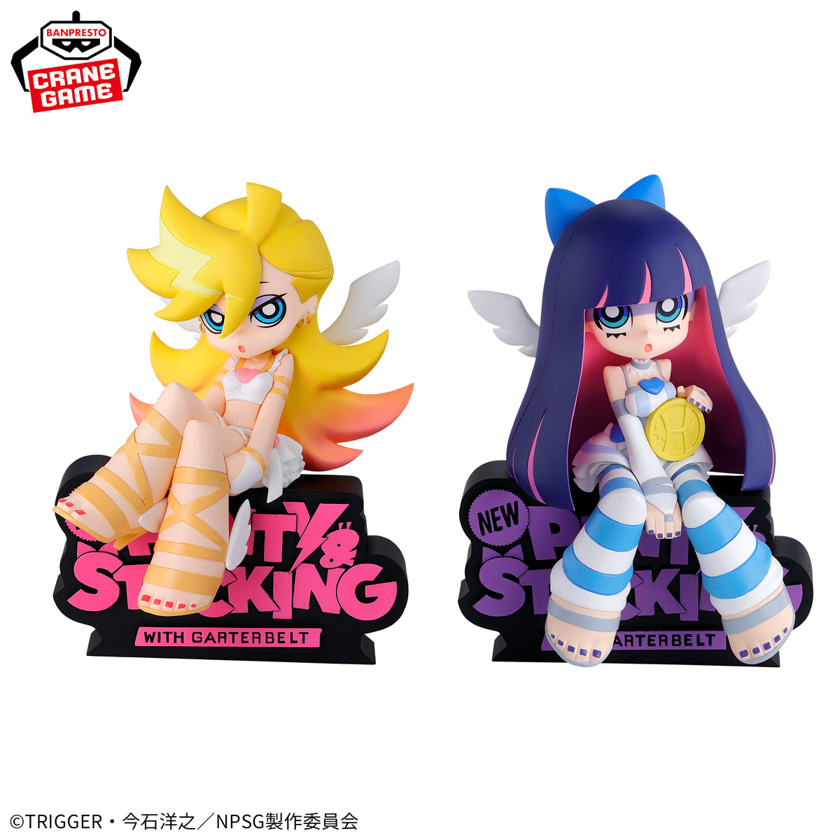 New Panty & Stocking with Garterbelt - Panty Anarchy Stocking Anarchy  - Monitor Top Figure - Angel Ver. (Bandai Spirits)