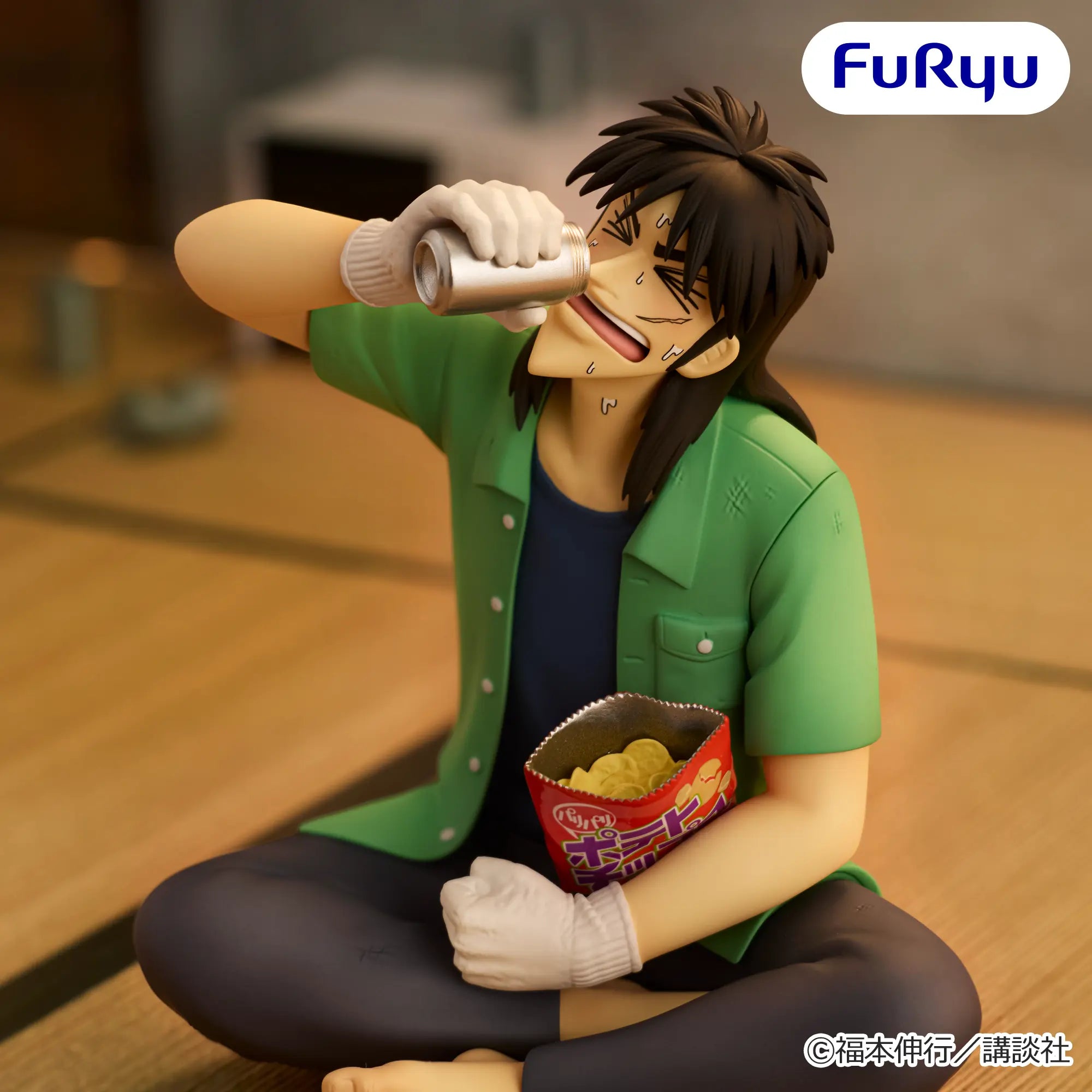 Tobaku Mokushiroku Kaiji - Itou Kaiji - Noodle Stopper Figure (FuRyu)