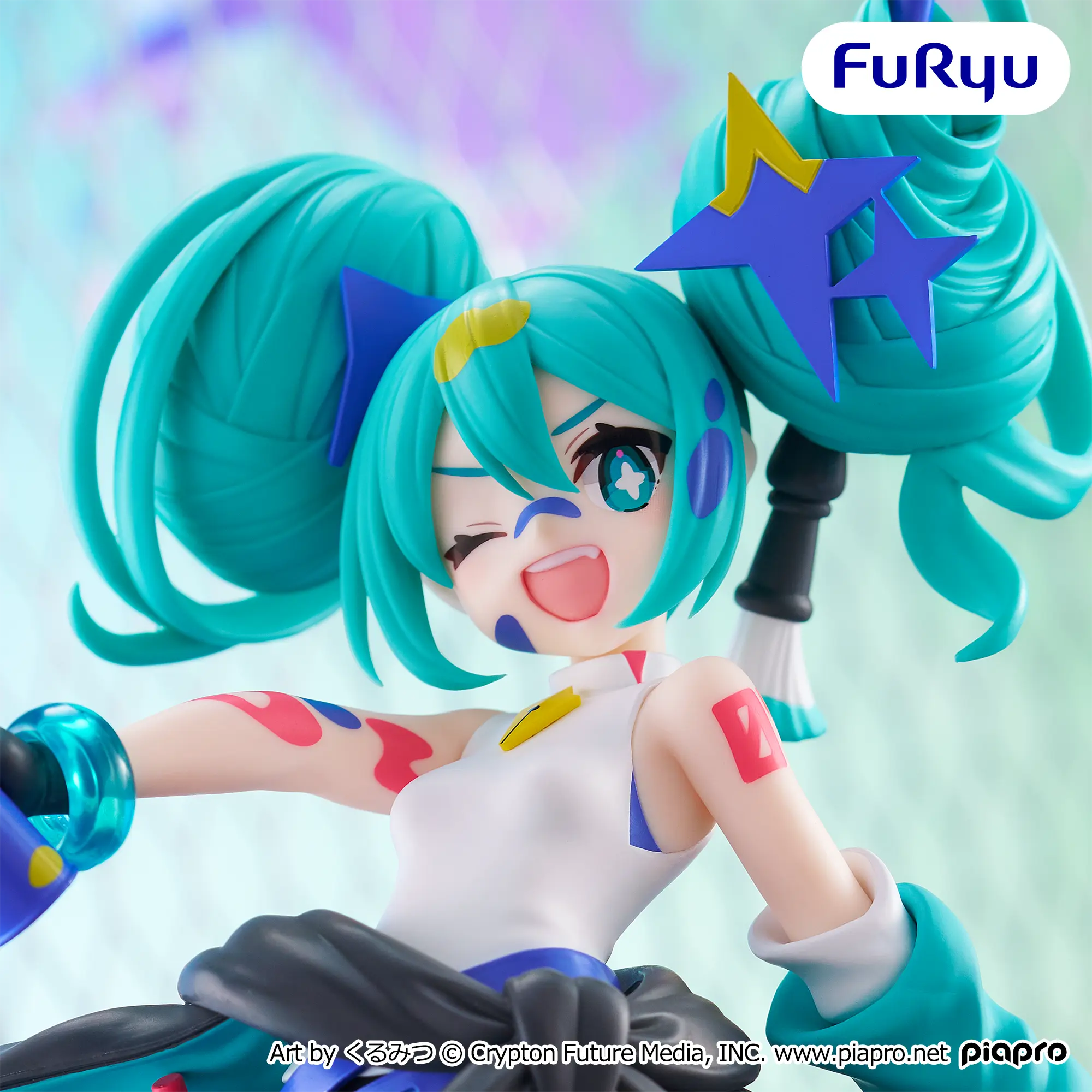 Piapro Characters - Hatsune Miku - Muchute - Paint Girl, Another Color ver. (FuRyu)