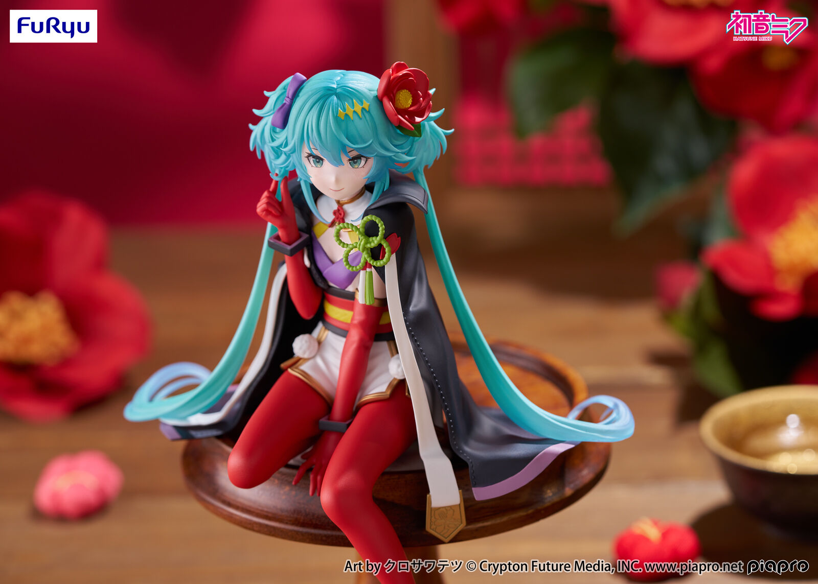 Piapro Characters - Hatsune Miku - Flower Fairy - Noodle Stopper Figure - Camellia (FuRyu)
