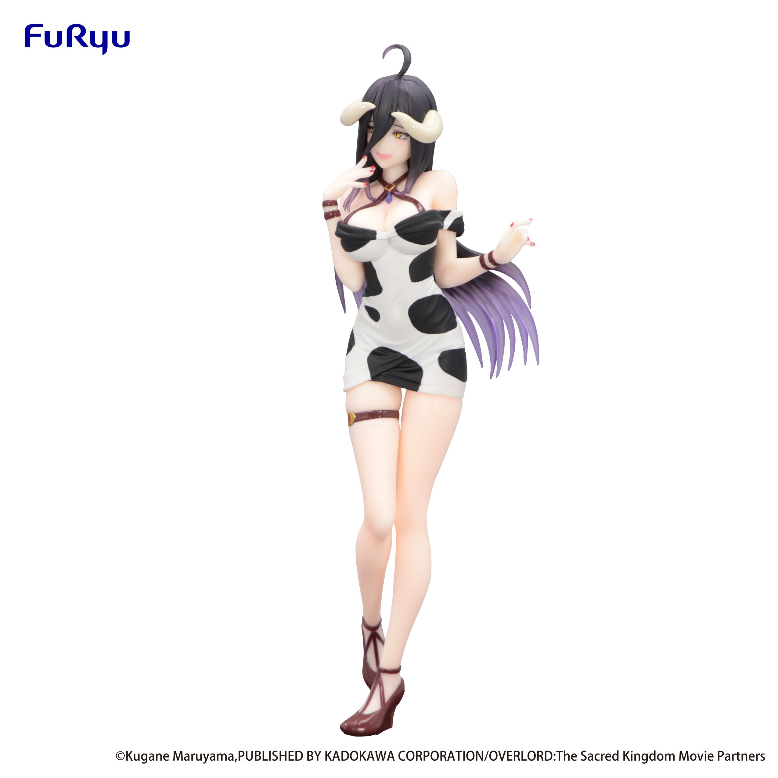 Overlord - Albedo - Trio-Try-iT Figure - Mini Dress, Cow Print Ver. (FuRyu)