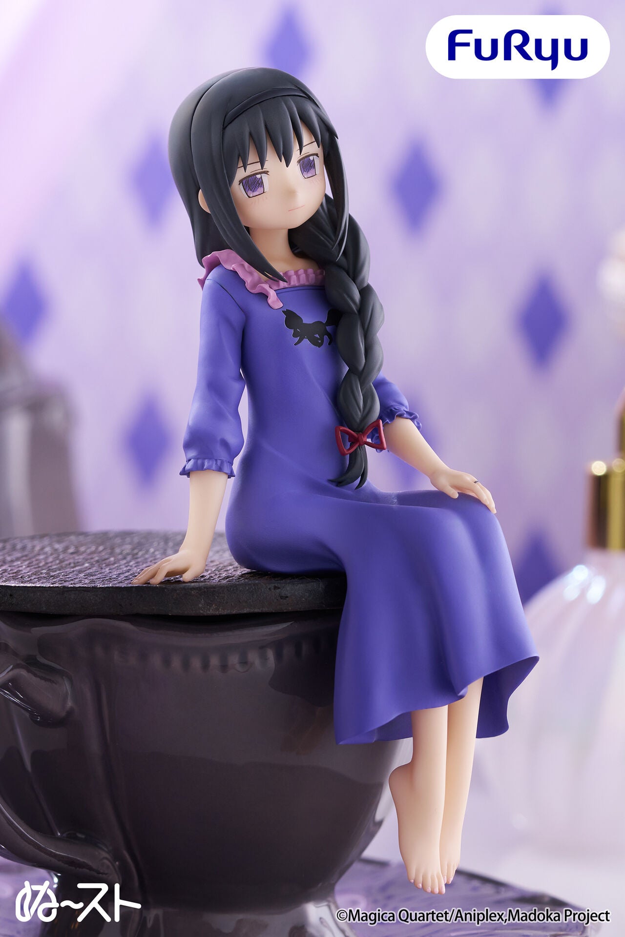 Mahou Shoujo Madoka☆Magica - Akemi Homura - Noodle Stopper Figure - Nightwear (FuRyu)