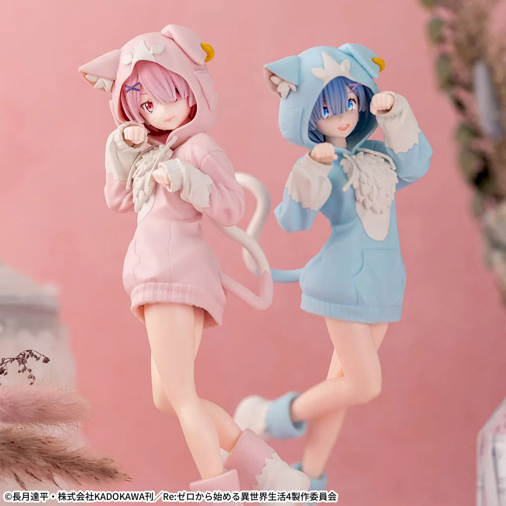 Re:Zero Kara Hajimeru Isekai Seikatsu - Ram & Rem - XStellar - Mofumofu Puck (Sega Fave)