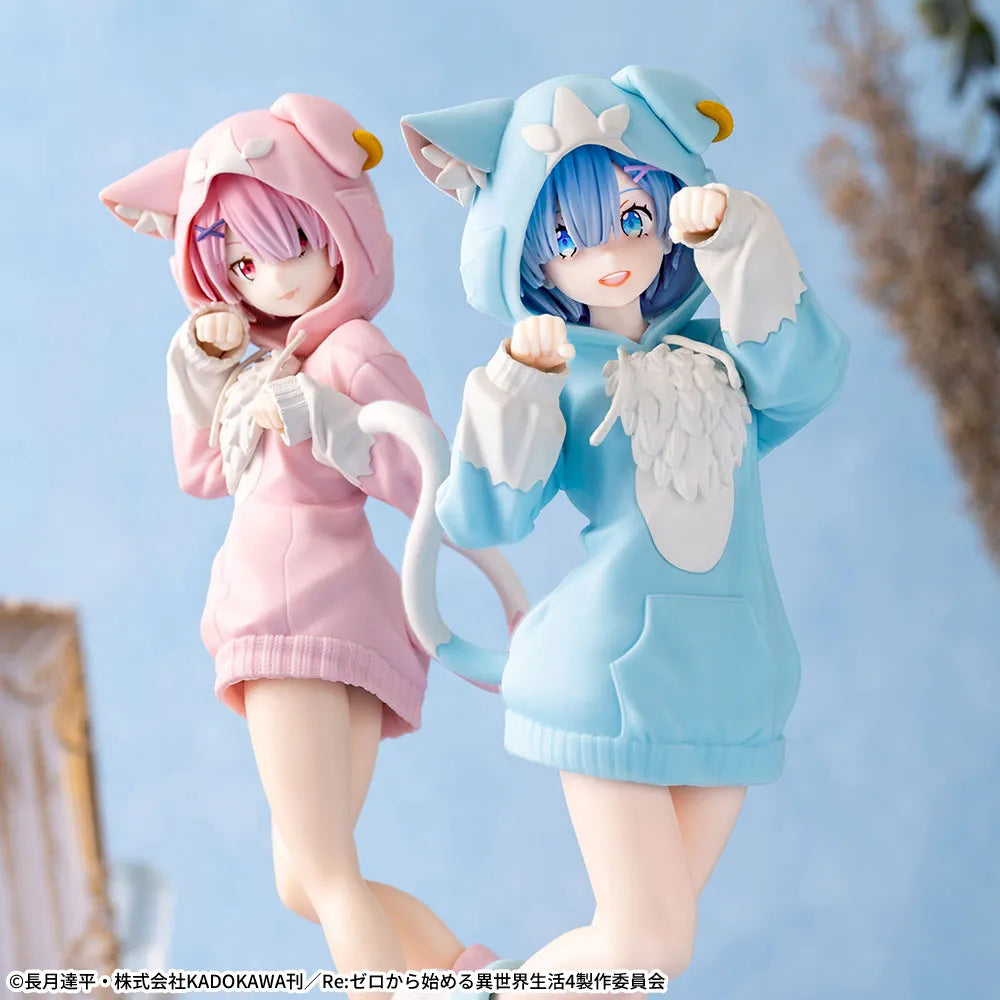 Re:Zero Kara Hajimeru Isekai Seikatsu - Ram & Rem - XStellar - Mofumofu Puck (Sega Fave)