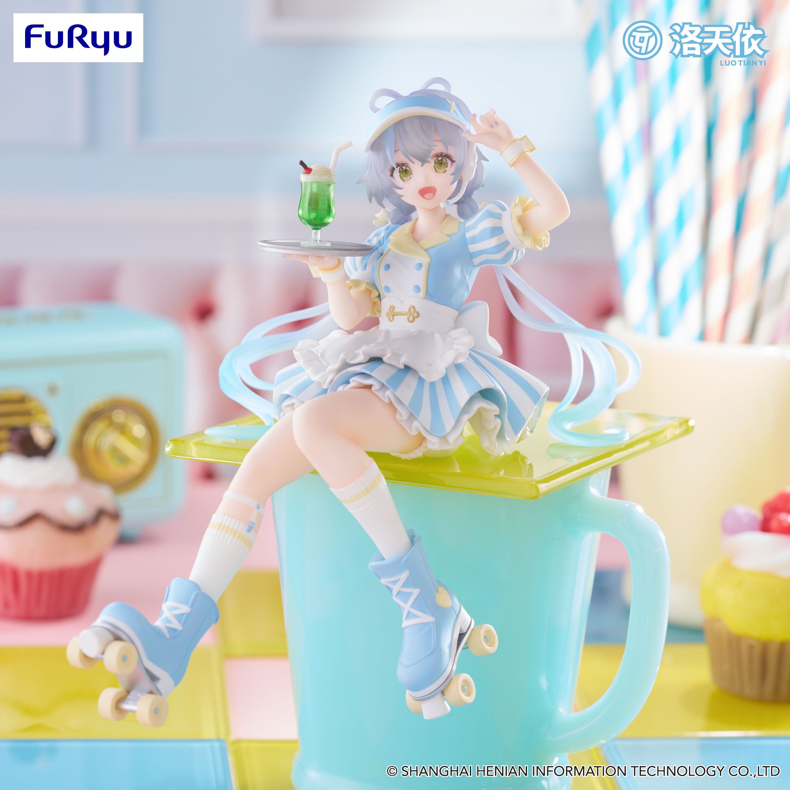 Vsinger - Luo Tianyi - Noodle Stopper Figure - Waitress ver. (FuRyu)
