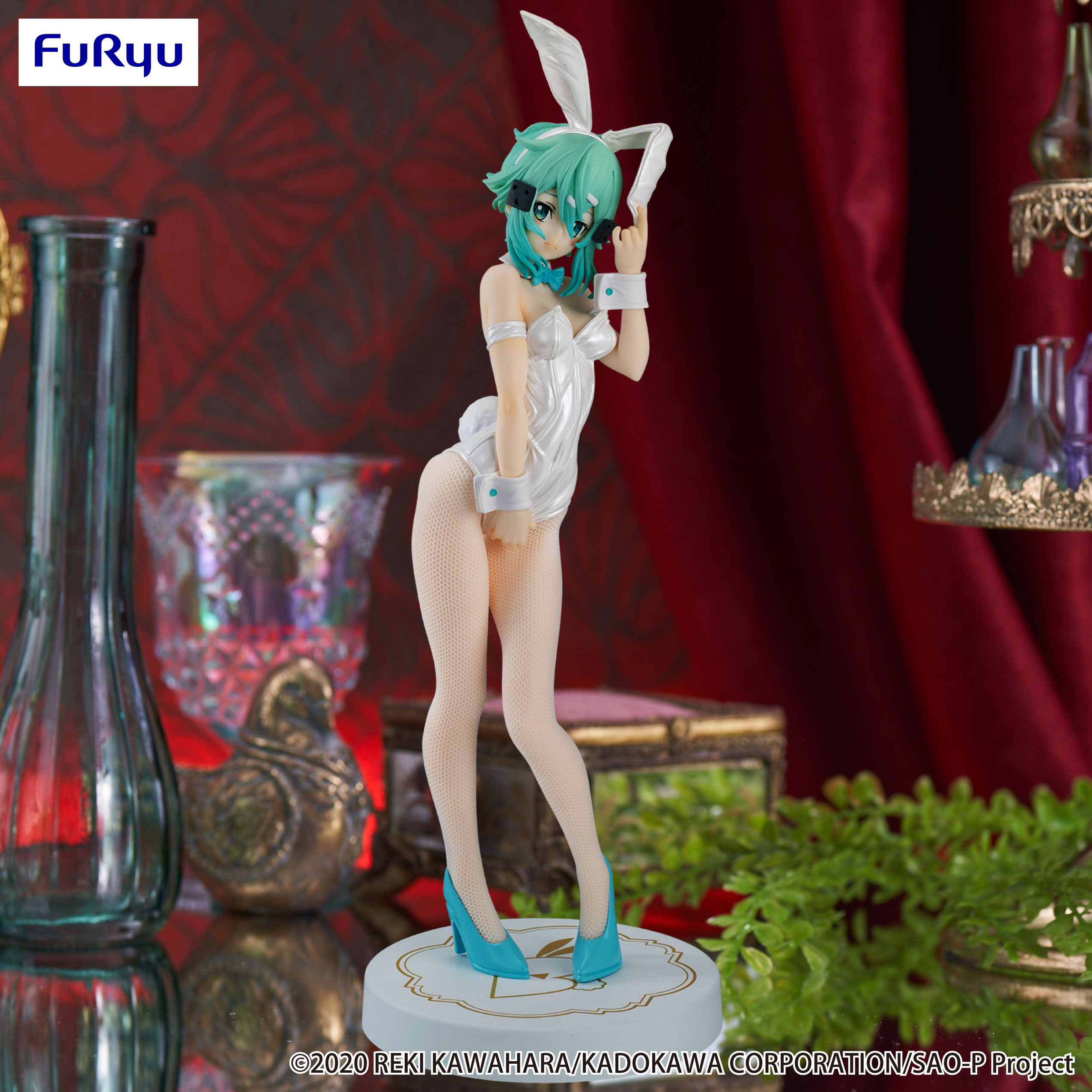 Sword Art Online - Sinon - BiCute Bunnies - White Pearl ver. (FuRyu)