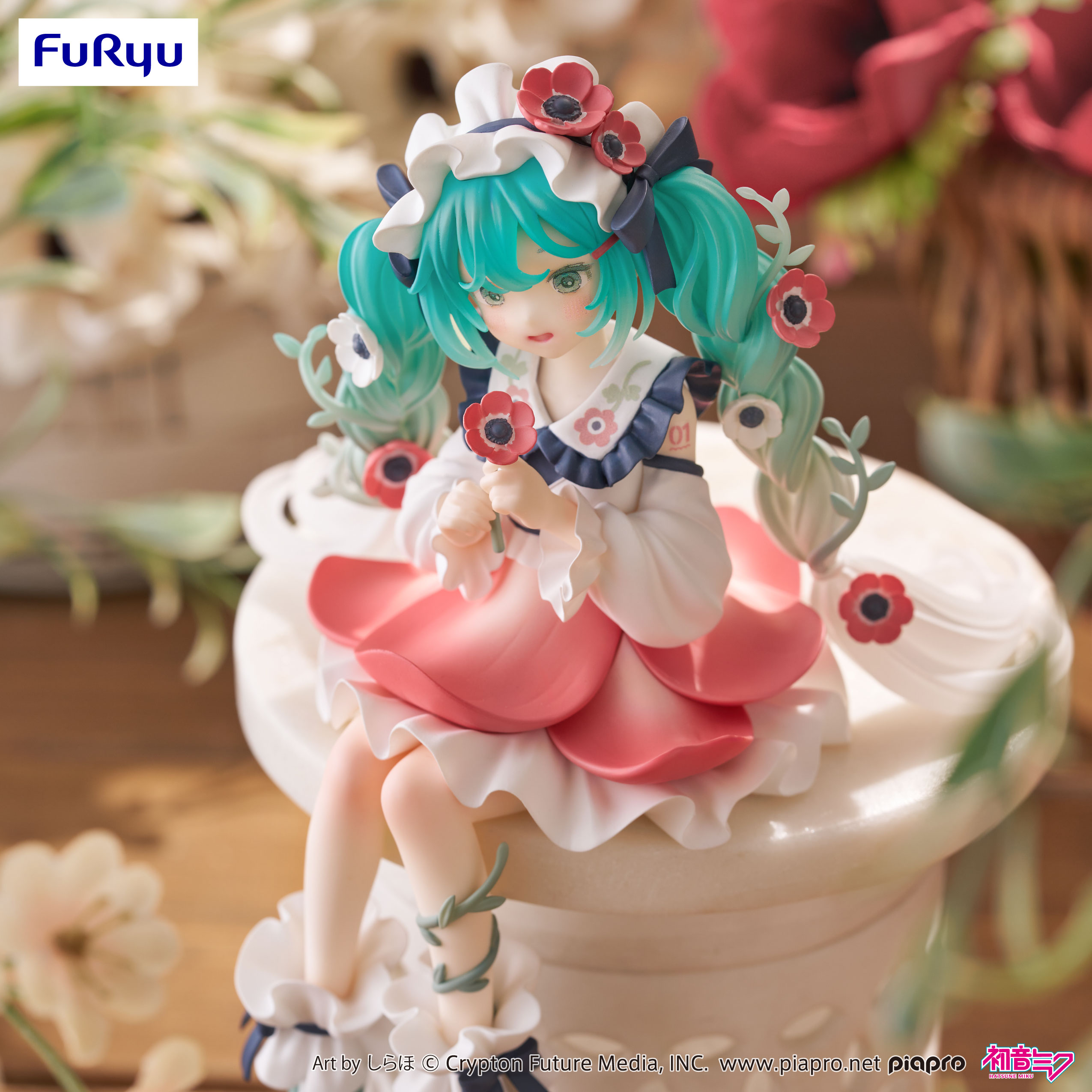 Piapro Characters - Hatsune Miku - Flower Fairy - Noodle Stopper Figure - Anemone (FuRyu)