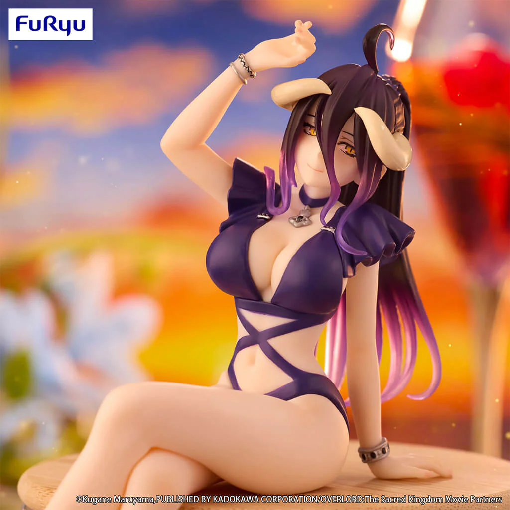 Overlord - Albedo - Noodle Stopper Figure - Mizugi, Dark Purple ver. (FuRyu)