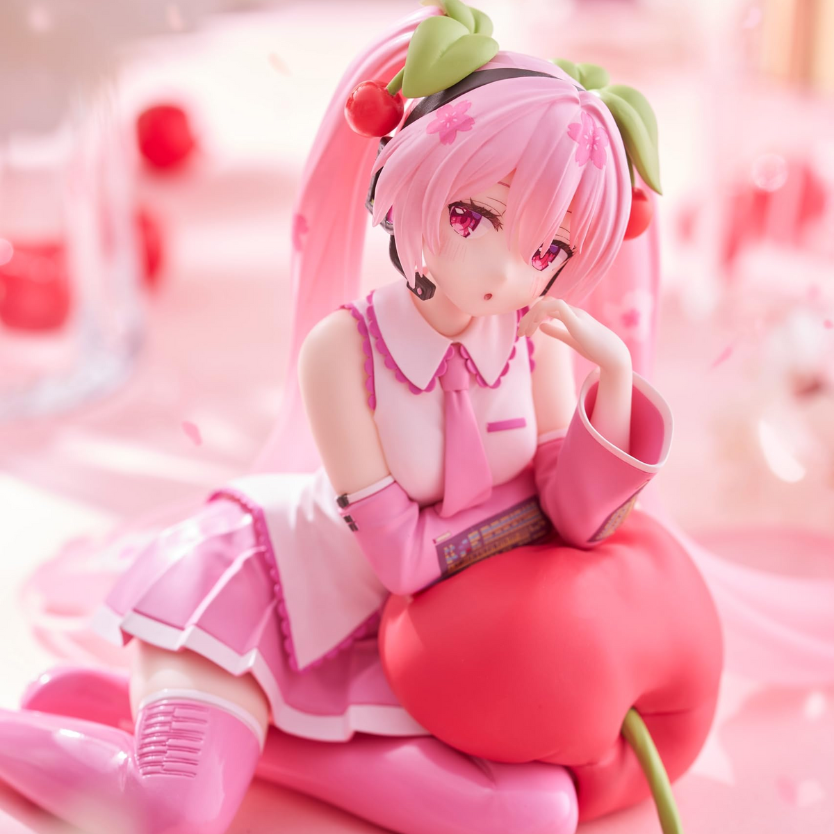 Vocaloid - Hatsune Miku - Desktop Cute - Sakura, Cherry Cushion Ver. (Taito)